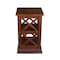 International Concepts Rectangle Hampton Accent Table with Shelves, 16 W, 16 L, 26 in H, Wood, Espresso OT581-70A - alternate 2